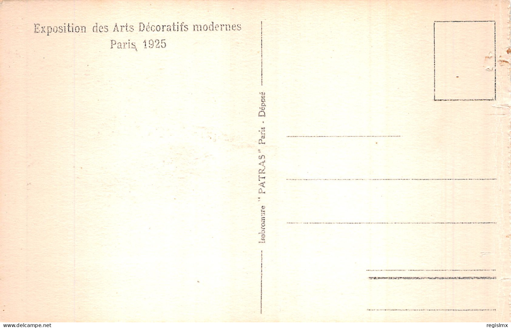 75-PARIS 1925 EXPOSTION DES ARTS DECORATIFS MODERNES FONTAINE-N°T1065-A/0181 - Mostre