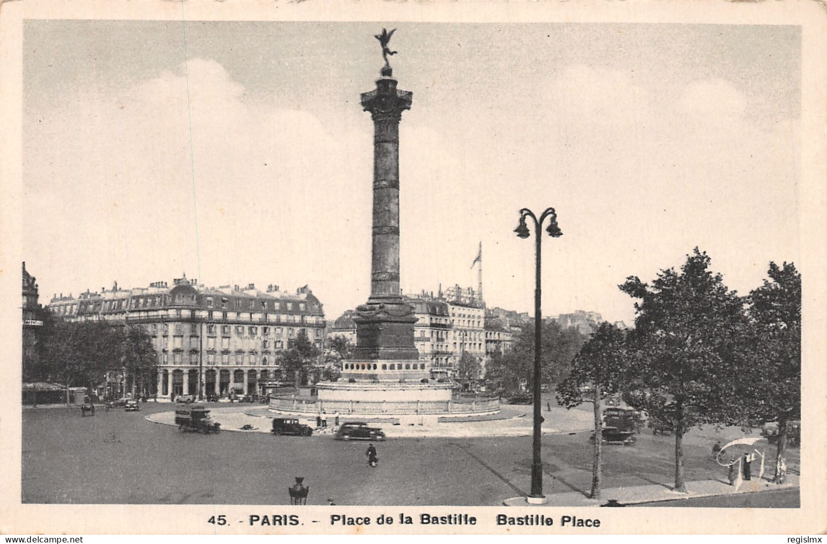 75-PARIS PLACE DE LA BASTILLE-N°T1069-D/0255 - Places, Squares