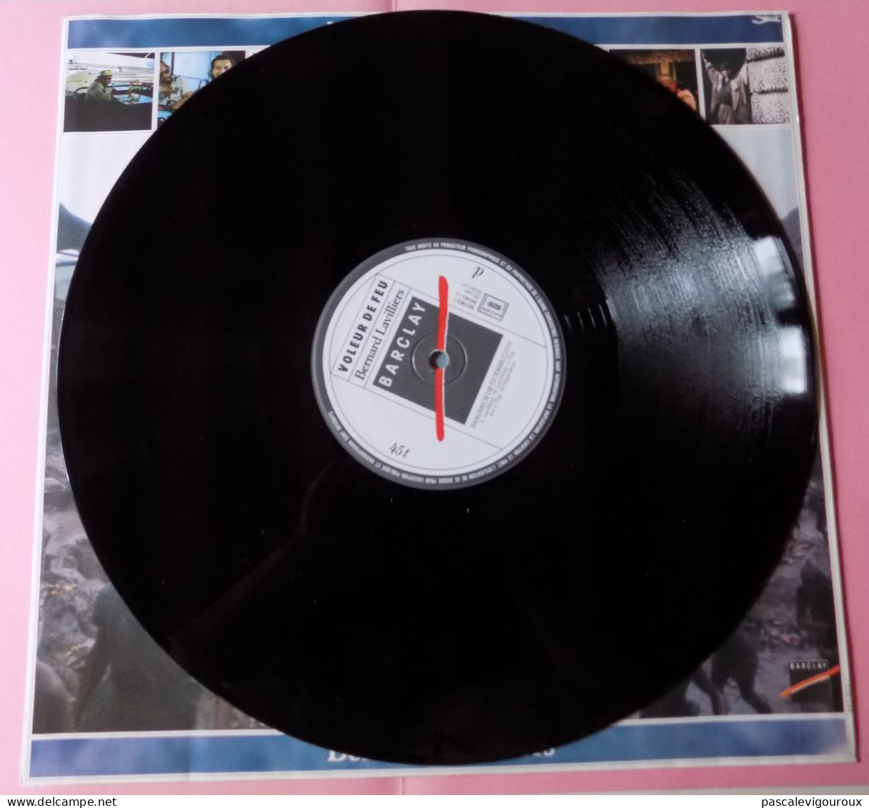 BERNARD LAVILLIERS VOLEUR DE FEU DOUBLE 33T LP 1986 BARCLAY 829.341/1 2 disques