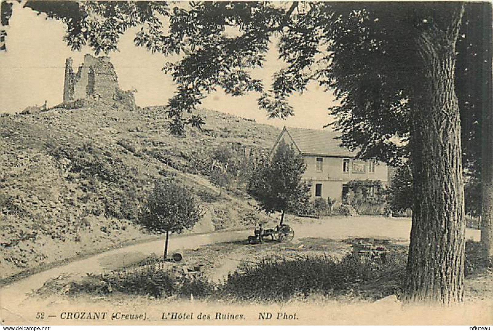 23* CROZANT Hotel Des Ruines   MA100,0837 - Crozant