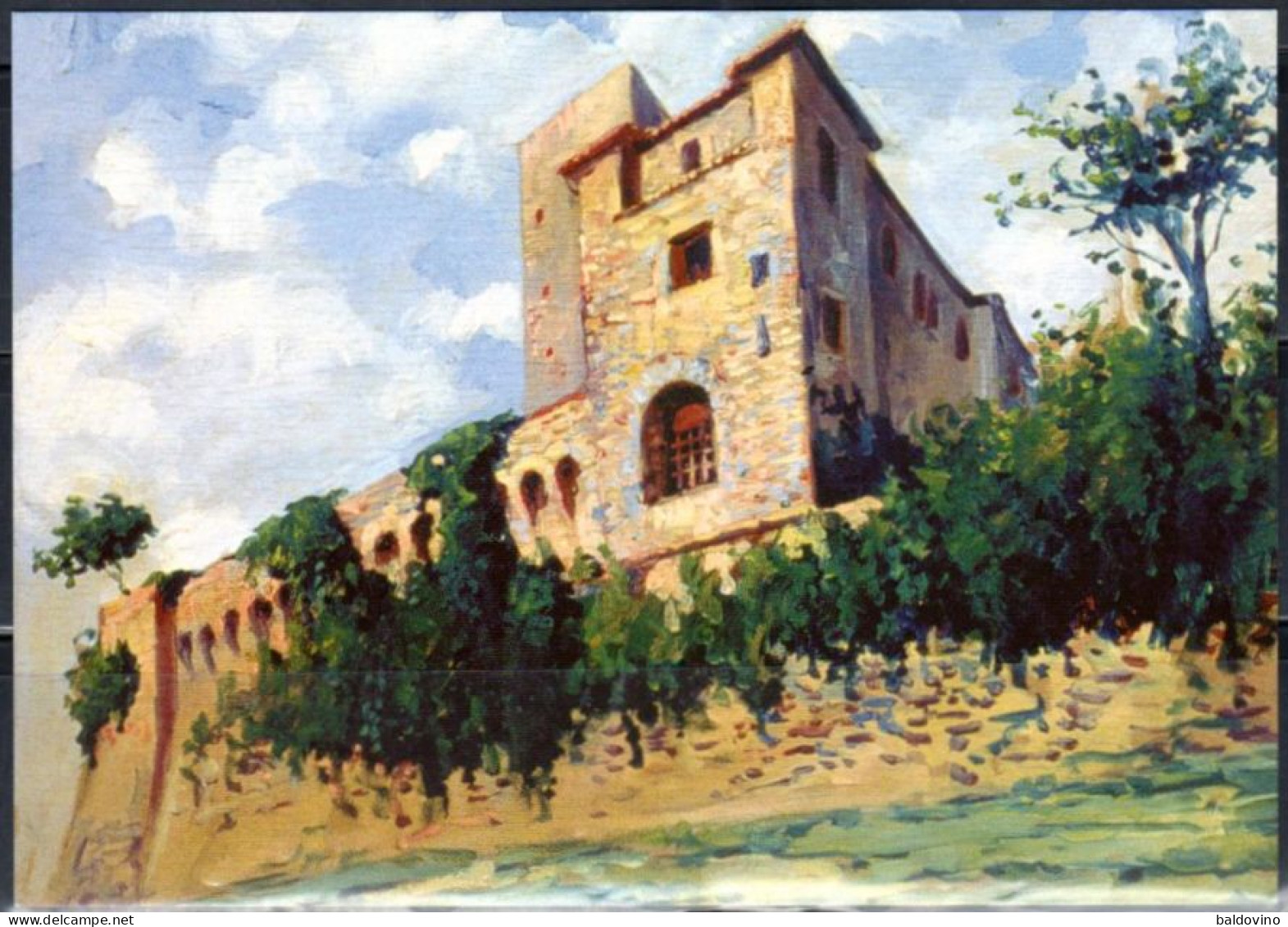 Castello Di Sorrivoli (dipinto Di Giordano Severi 1930) - Cesena