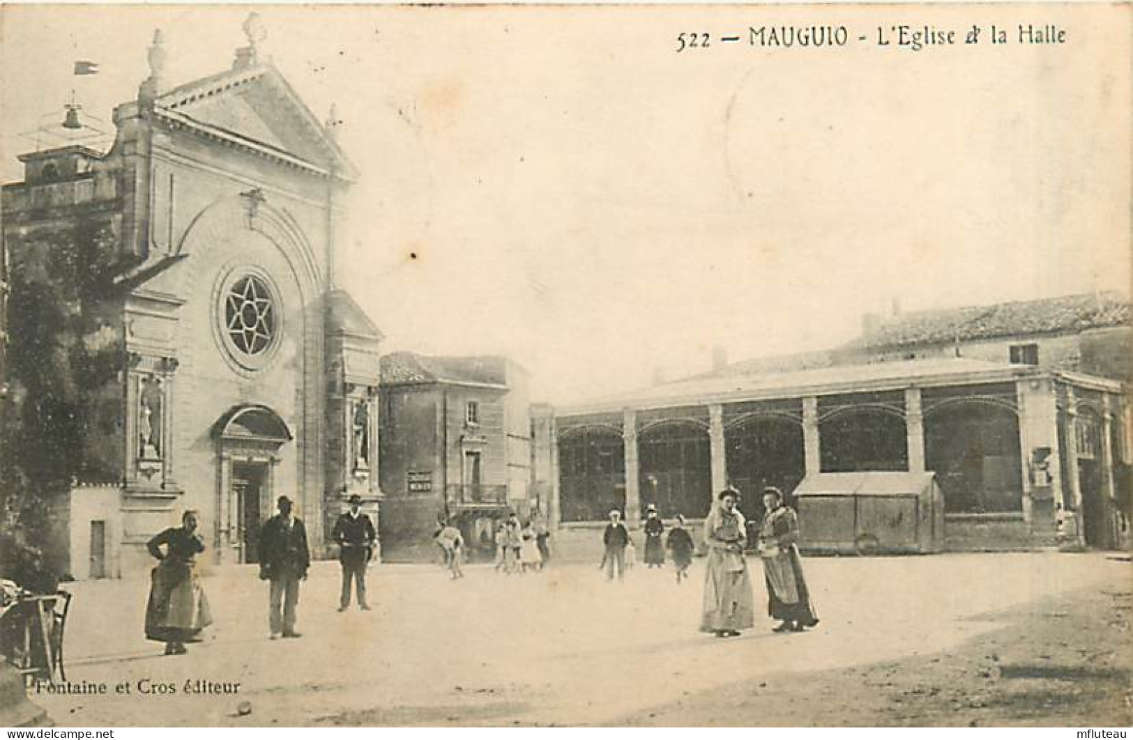 34* MAUGUIO Eglise  Halle    MA101,0156 - Mauguio