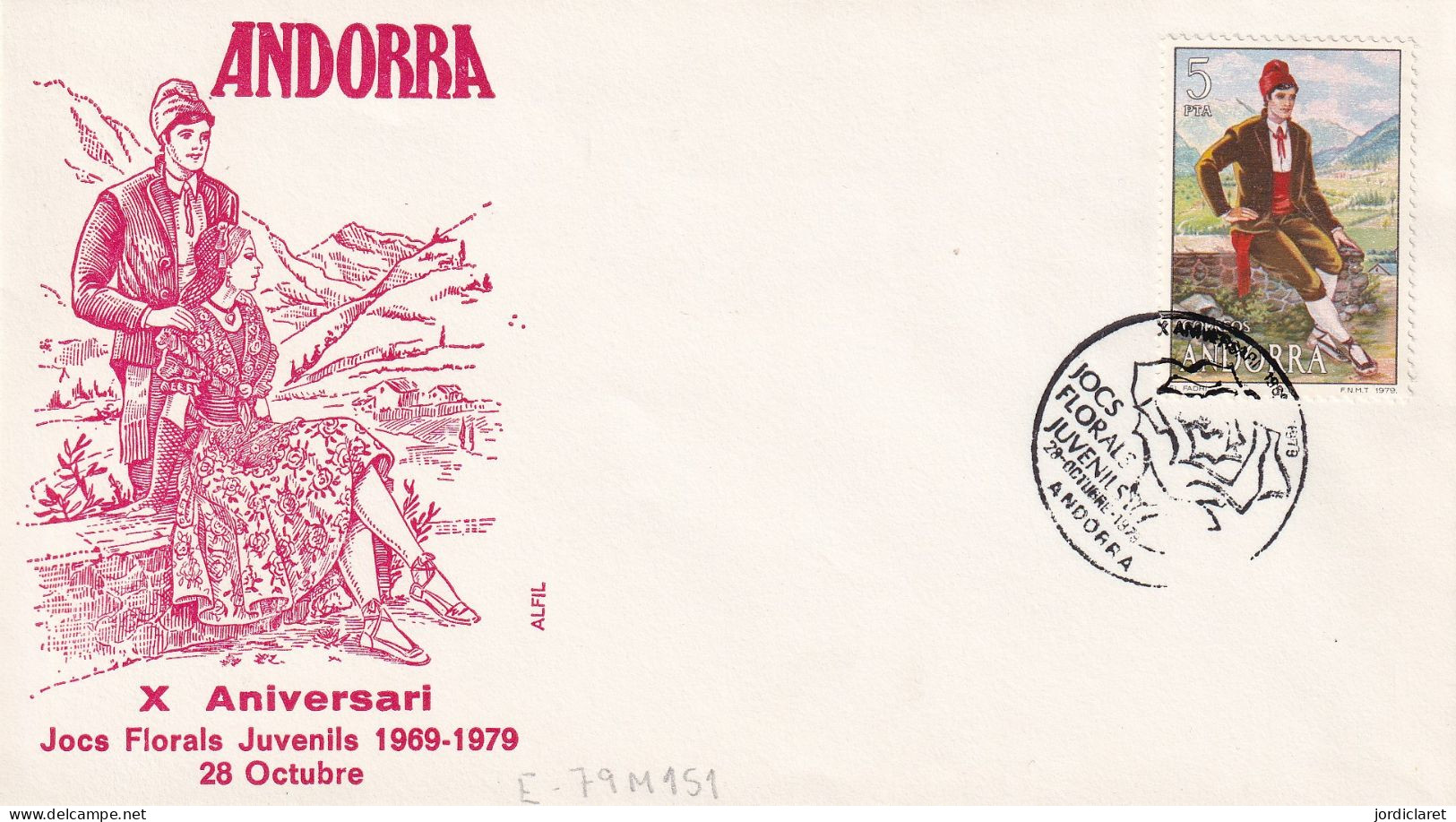 POSMARKET 1979 ANDORRA ESP. - Rozen