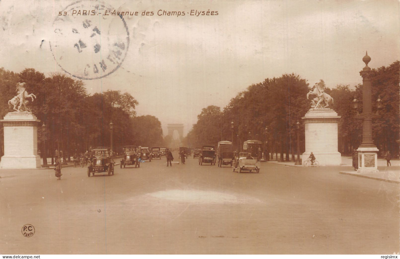 75-PARIS AVENUE DES CHAMPS ELYSEES-N°T1070-G/0181 - Champs-Elysées