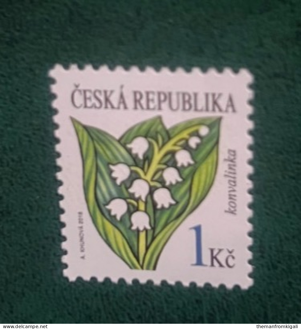 Czech Republic 2018 - Definitive - Lily Of The Valley. - Andere & Zonder Classificatie