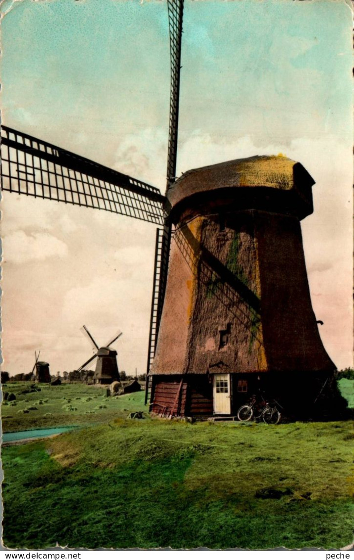 N°1886 W -cpsm Noord Hollande -moulin à Vent- - Windmills