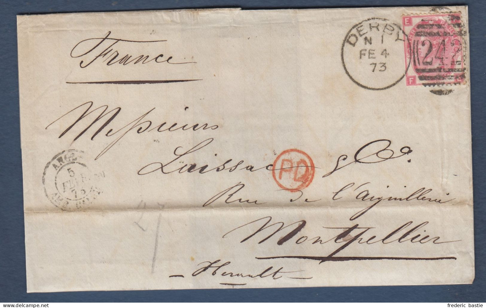 Cachet Duplex  DERBY  242 - Postmark Collection