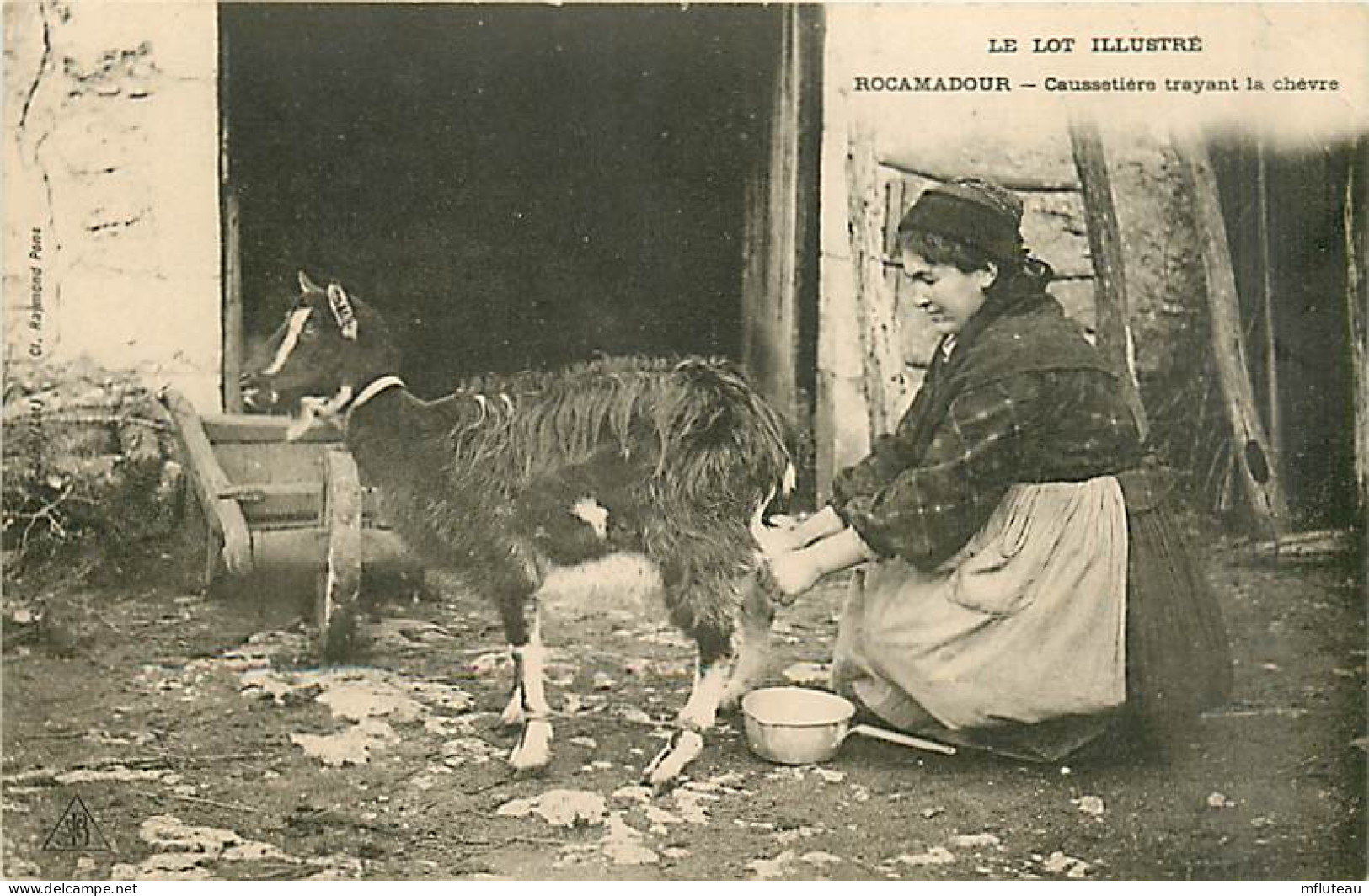 46* ROCAMADOUR Traite D Une Chevre     MA101,1356 - Viehzucht