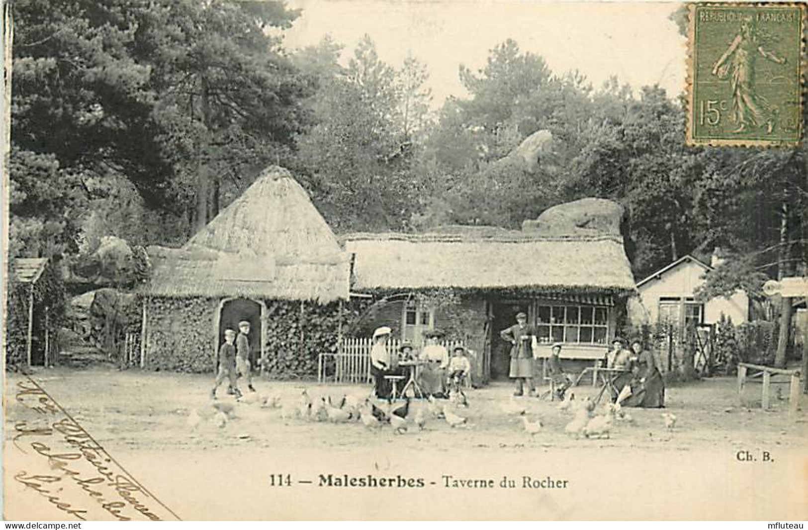 45* MALESHERBES    Taverne Du Rocher    MA101,1268 - Malesherbes