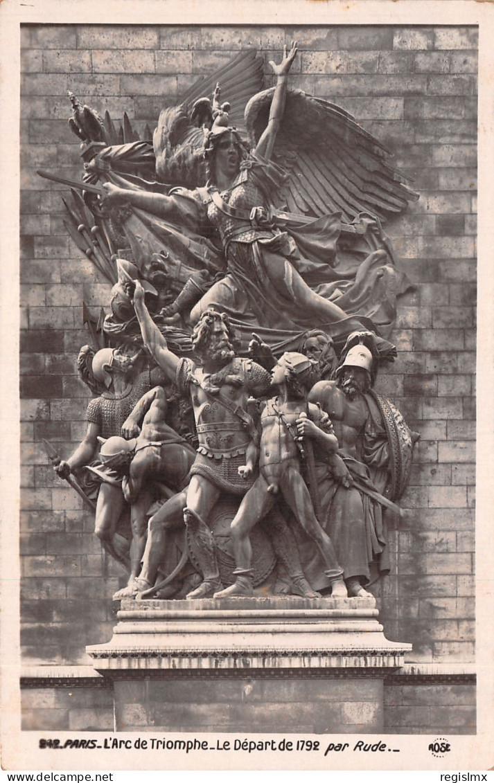 75-PARIS L ARC DE TRIOMPHE-N°T1071-C/0359 - Arc De Triomphe
