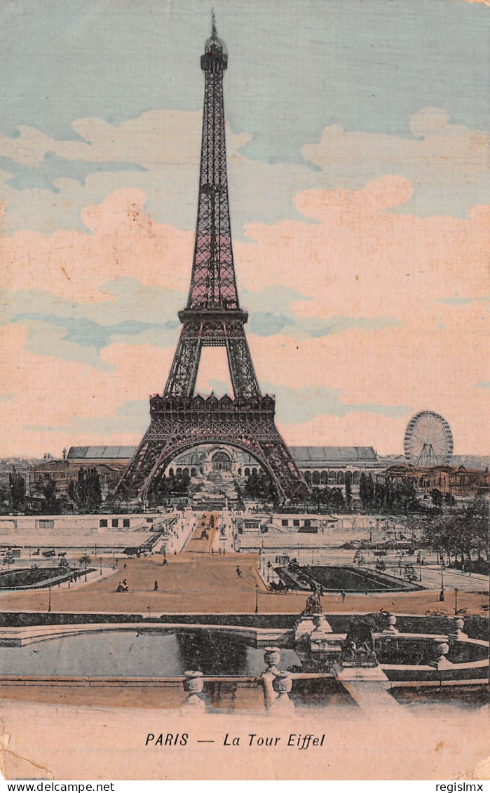 75-PARIS LA TOUR EIFFEL-N°T1071-C/0073 - Eiffeltoren