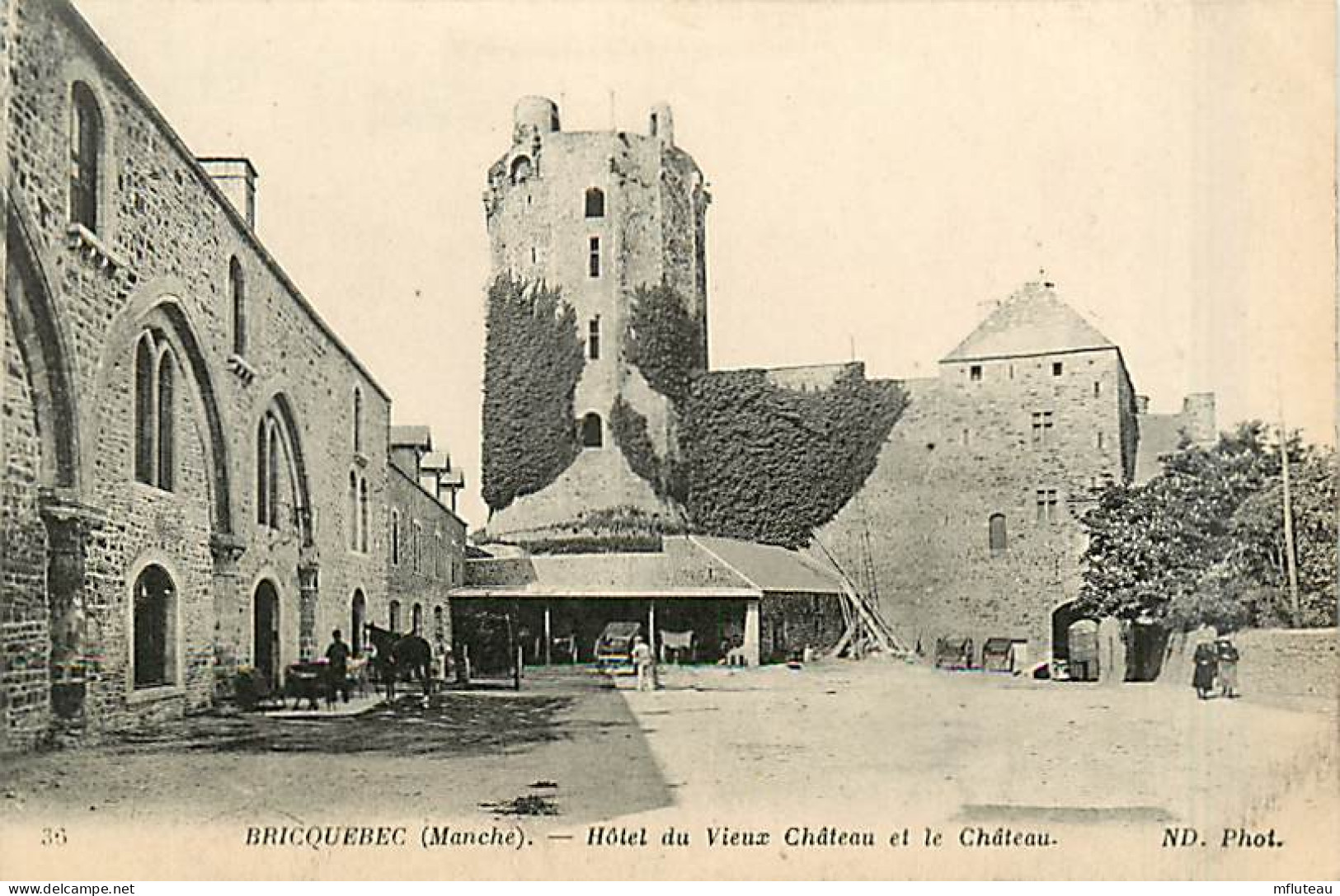 50* BRIQUEBEC  Hotel Du Vieux Chateau         MA102,0145 - Bricquebec