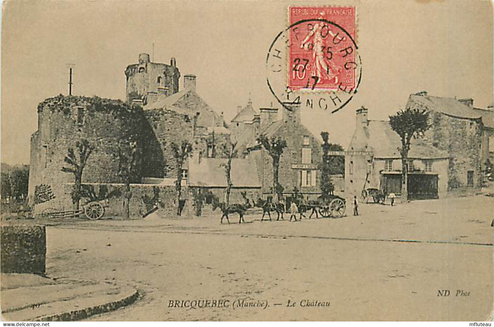 50* BRICQUEBEC Chateau        MA102,0058 - Bricquebec