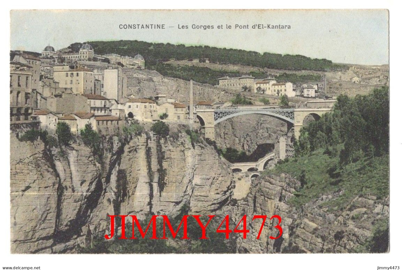 CPA - CONSTANTINE - Les Gorges Et Le Pont D'El-Kantara - Constantine