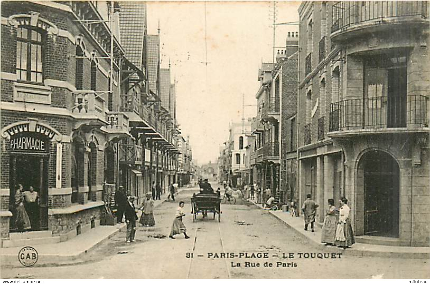62* LE TOUQUET PARIS PLAGE Rue De Paris   MA103,0346 - Le Touquet