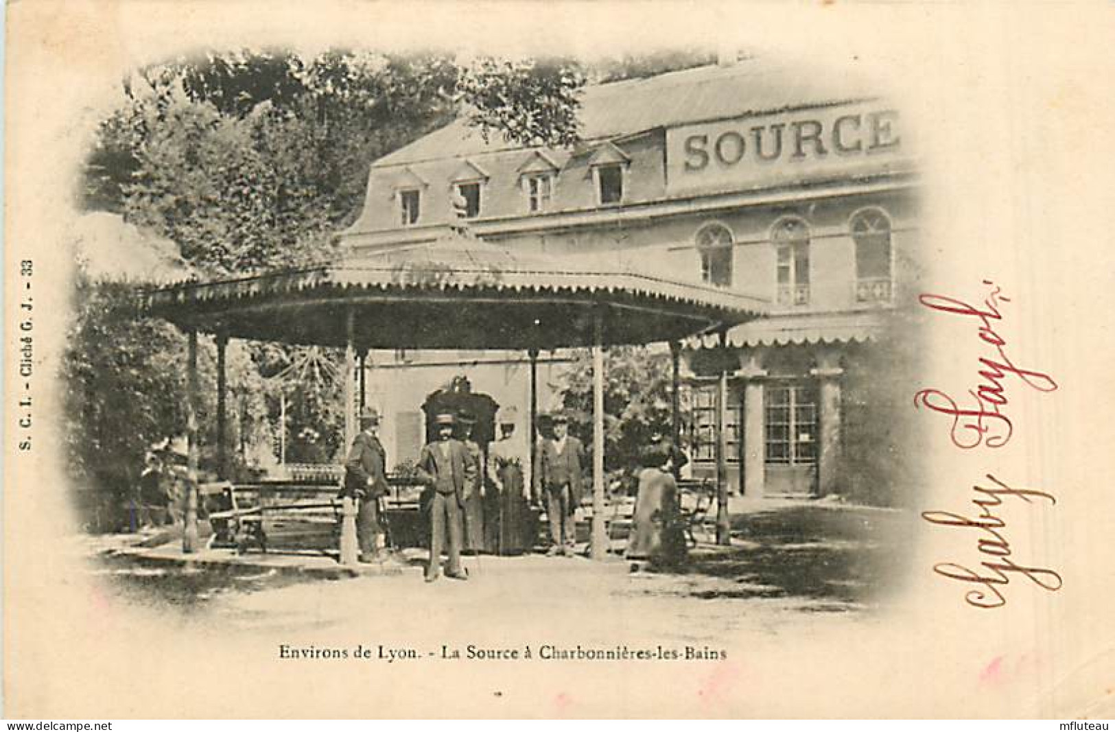 69* CHARBONNIERES LES BAINS La Source    MA103,1068 - Charbonniere Les Bains