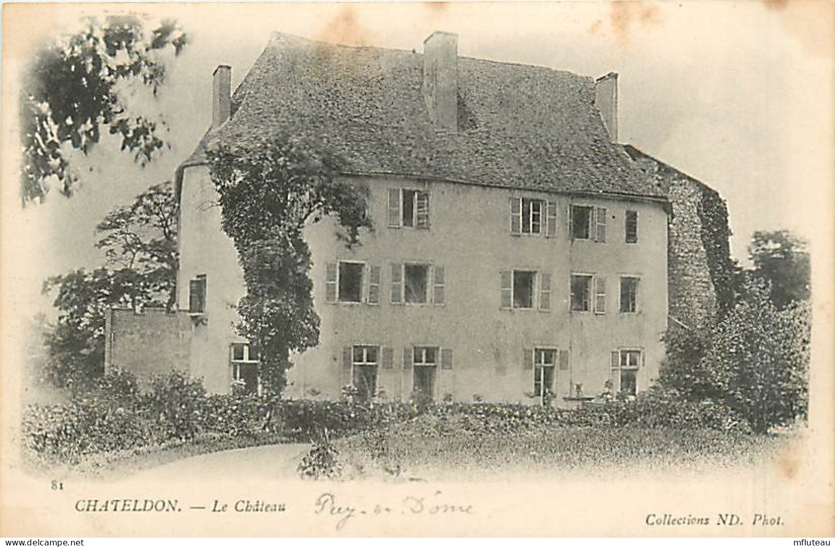 63* CHATELDON Chateau   MA103,0604 - Chateldon