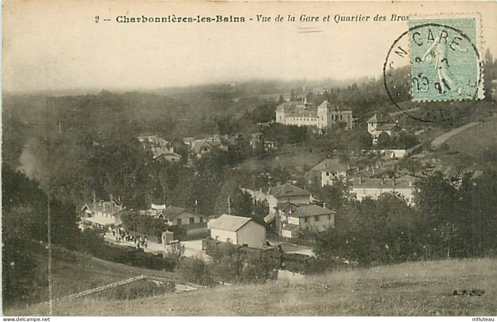 69* CHARBONNIERES LES BAINS  Vue De La Gare   MA103,1263 - Charbonniere Les Bains