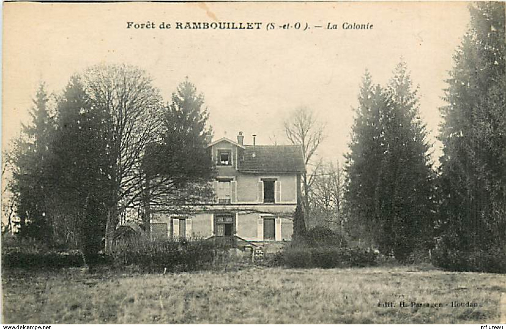 78* RAMBOUILLET  Foret  La Colonie  MA104,0915 - Rambouillet
