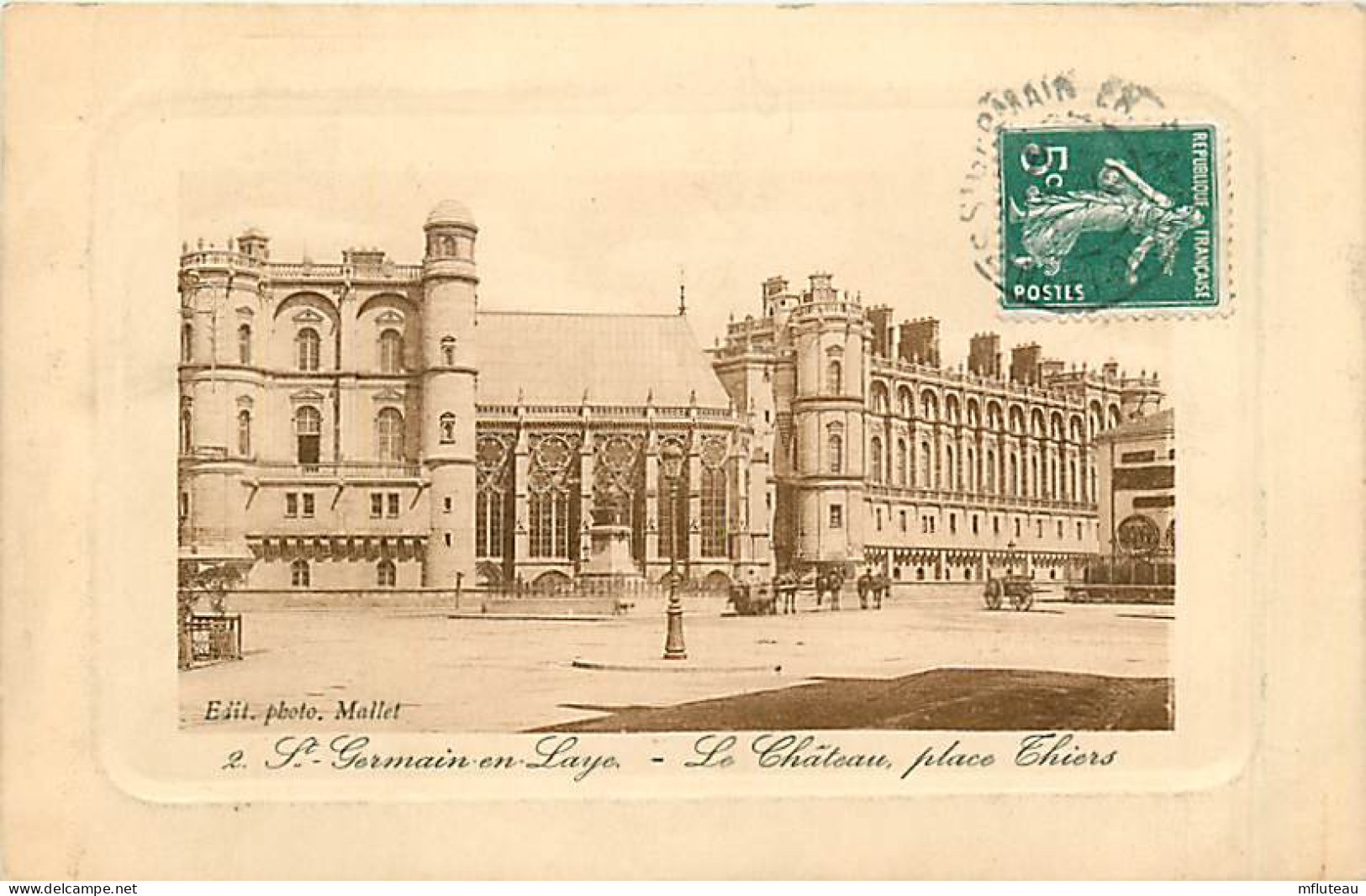 78* ST GERMAIN EN LAYE  Chateau Place Thiers   MA104,0873 - St. Germain En Laye (Château)
