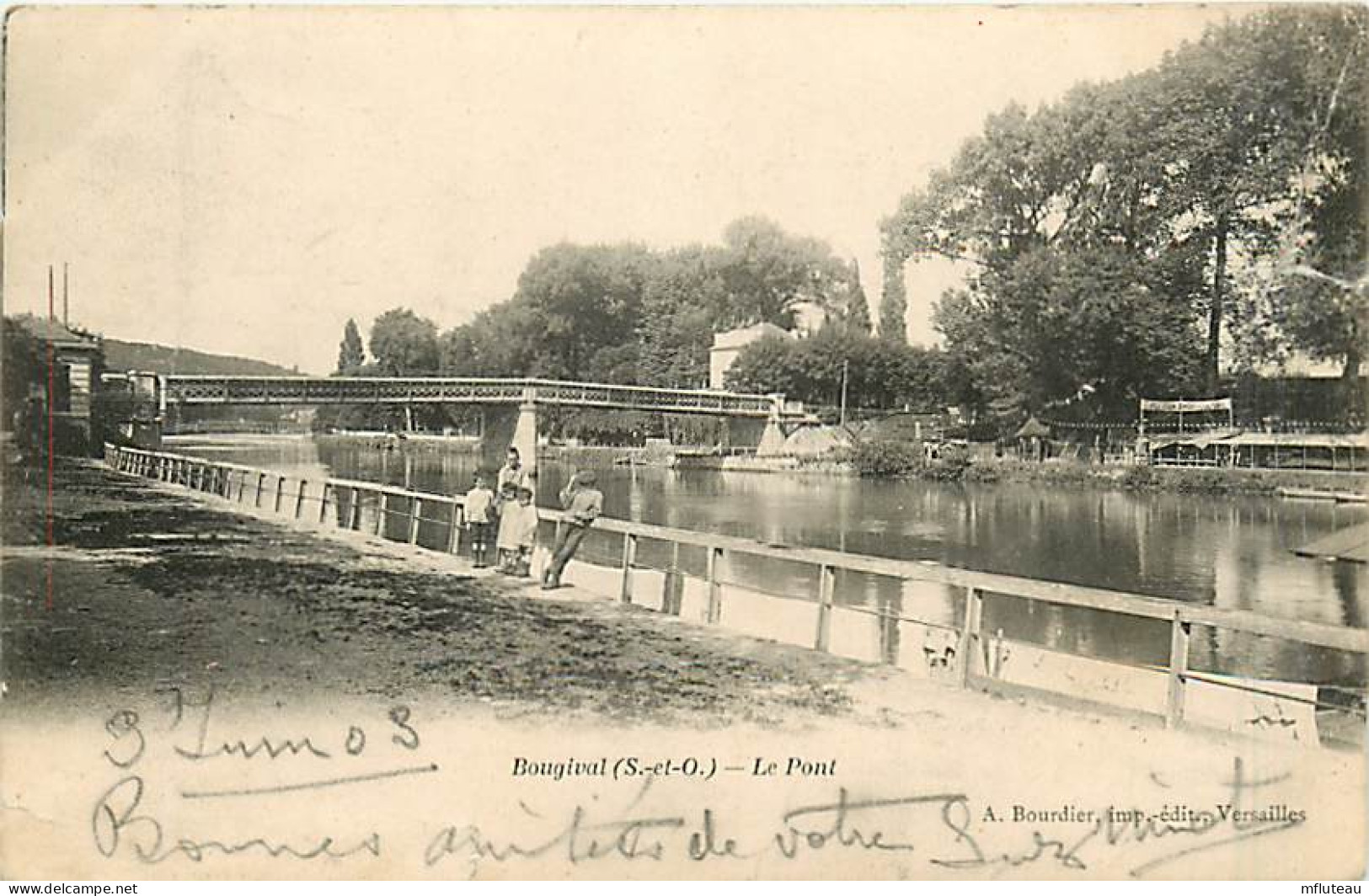 78* BOUGIVAL  Le Pont    MA104,0699 - Bougival