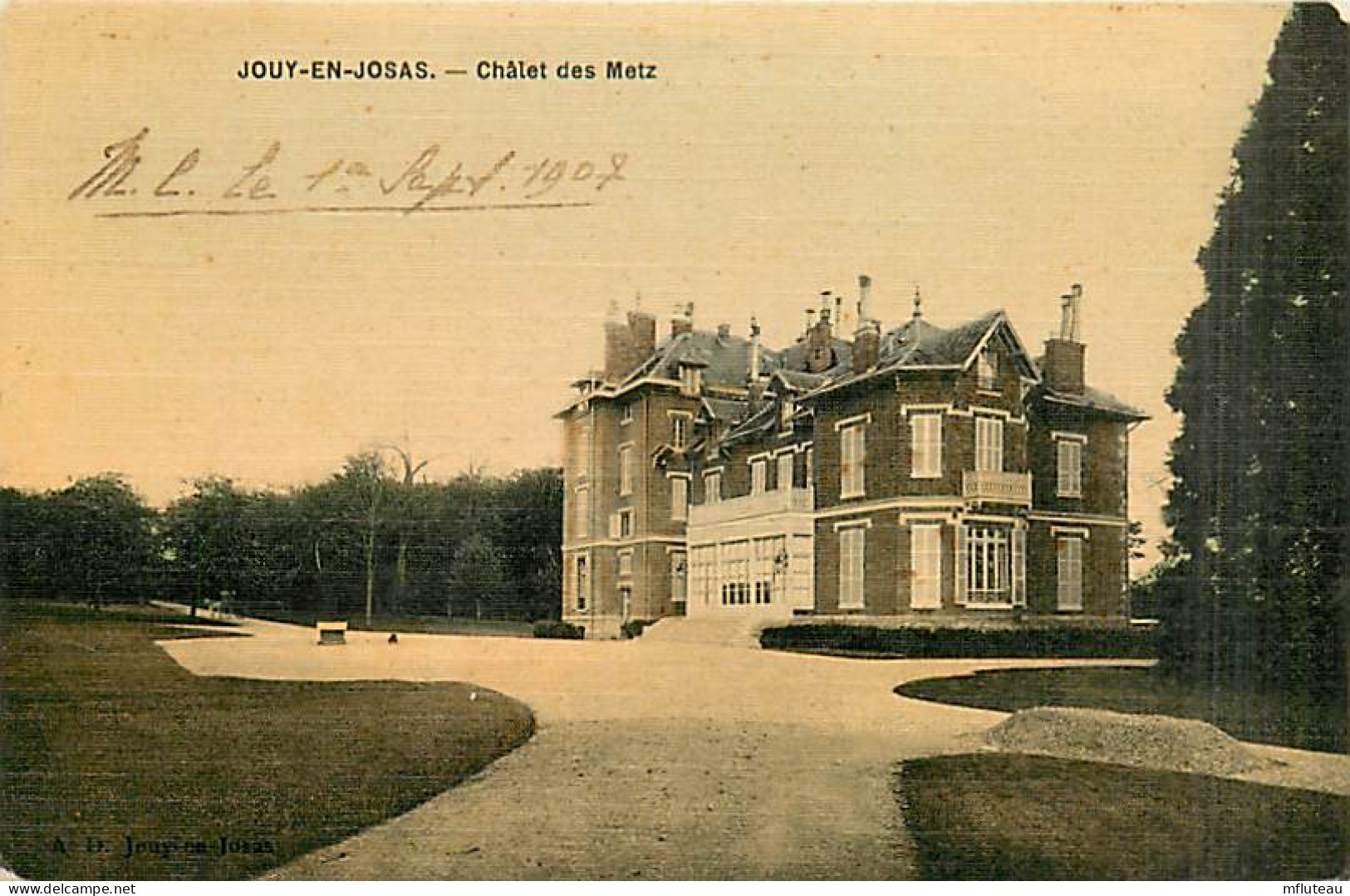 78* JOUY EN JOSAS Chateau Des Metz  MA104,0574 - Jouy En Josas