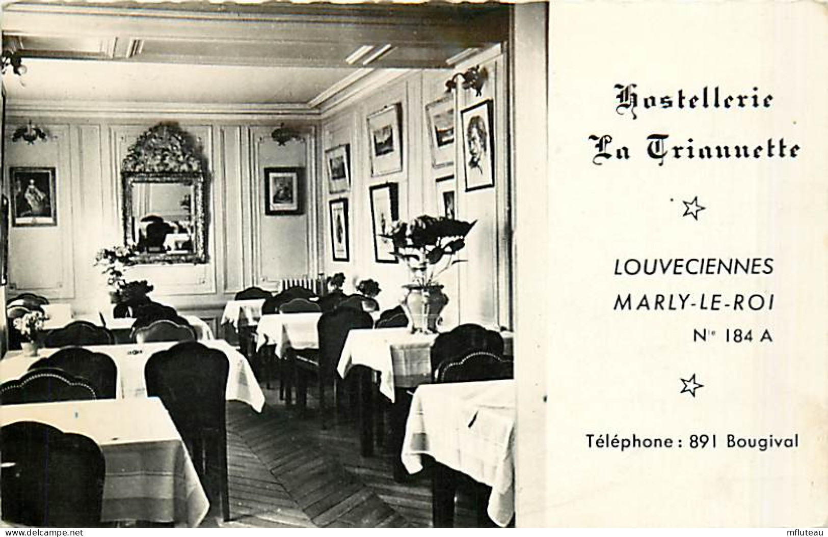 78* LOUVECIENNS Hostellerie La Triannette (CPSM 9x14) MA104,0528 - Louveciennes