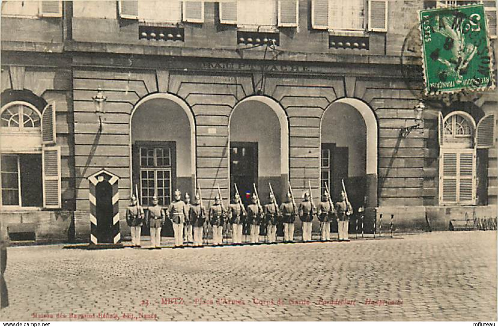 57* METZ   Place Armes  Corps De Garde Allemand     MA105,0235 - Metz