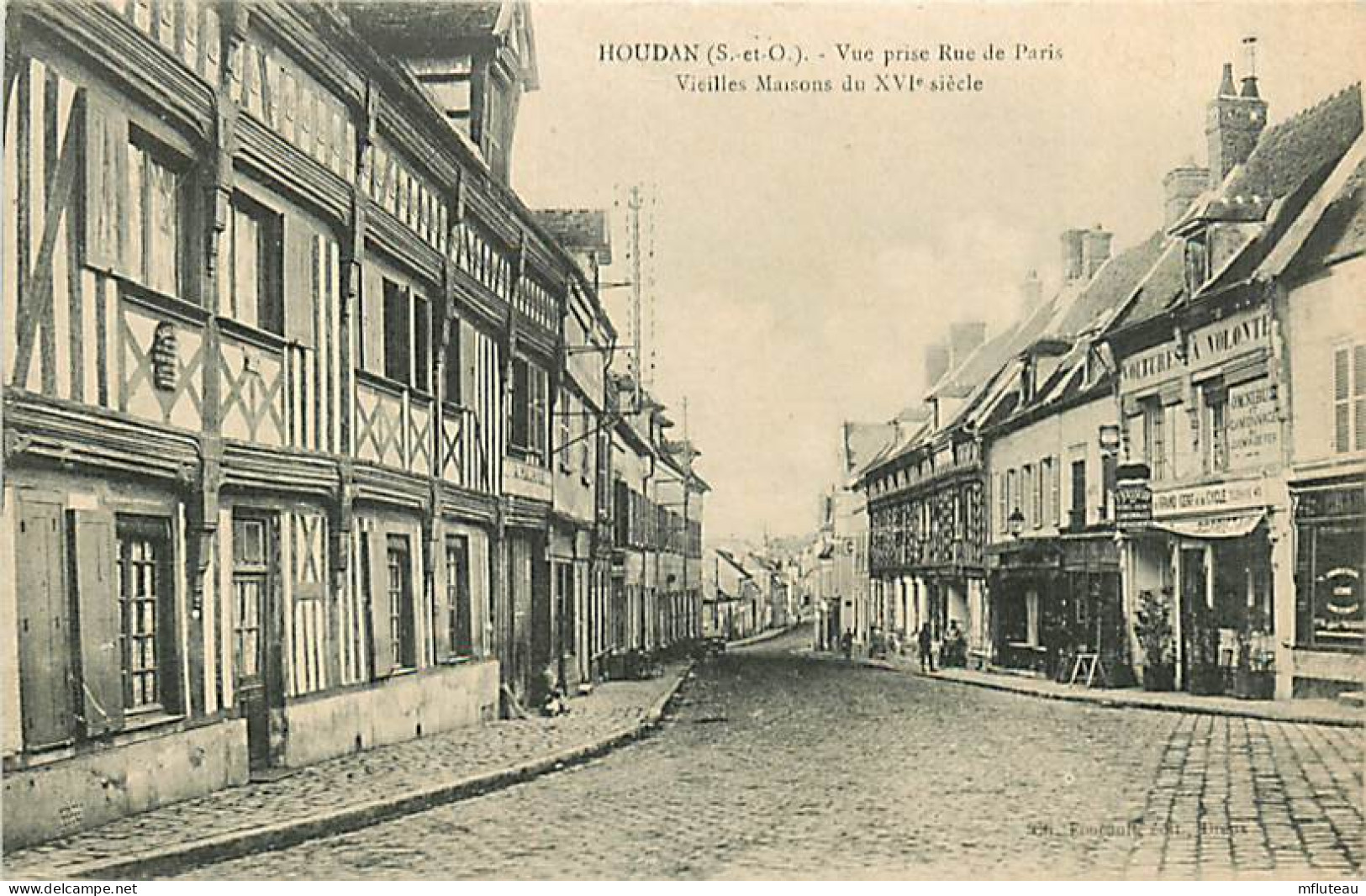 78* HOUDAN Rue De Paris    MA104,1315 - Houdan