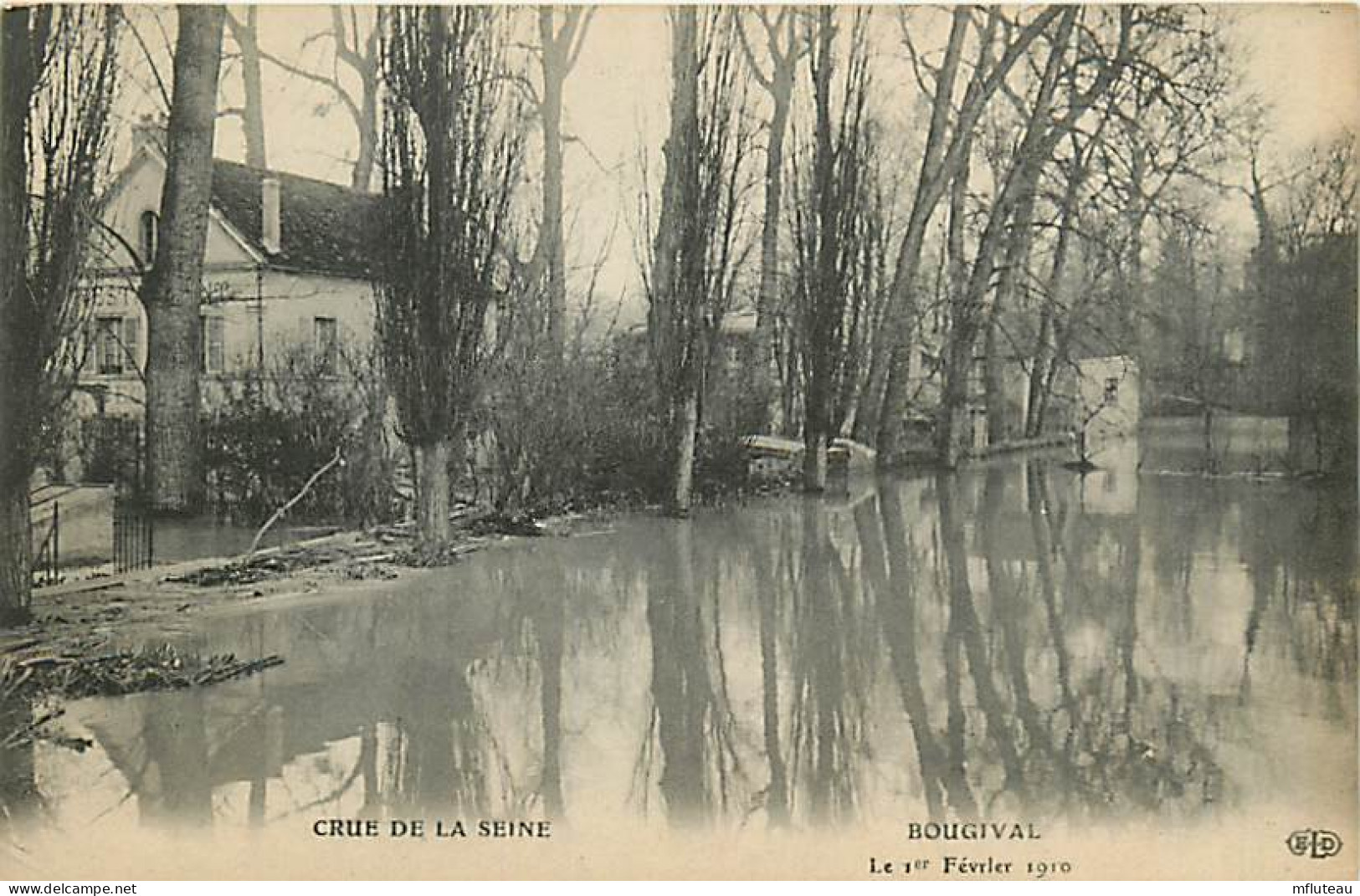 78* BOUGIVAL Crue 1910   MA104,1110 - Bougival