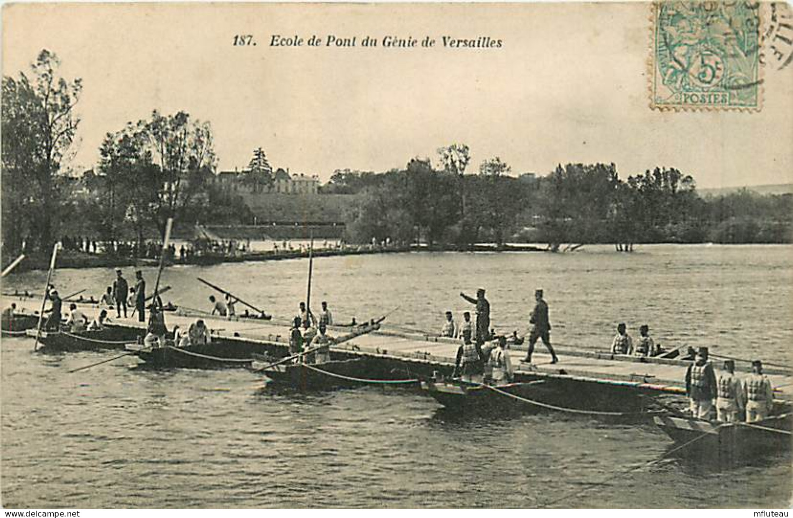 78* VERSAILLES  Ecole Des Ponts   Genie MA104,1077 - Manoeuvres