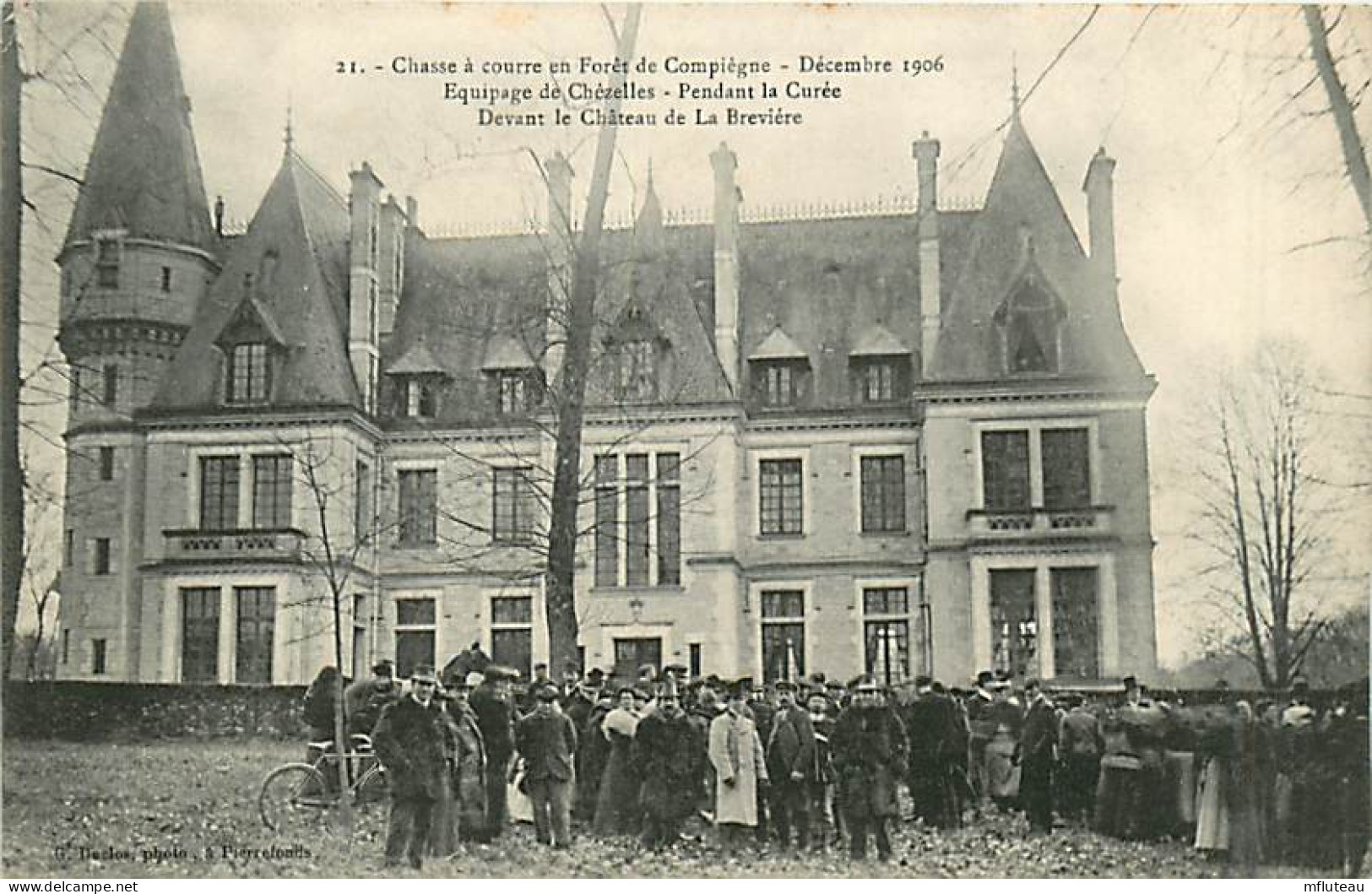 60* COMPIEGNE  Chasse A Courre  - Curee 1906      MA105,0865 - Hunting