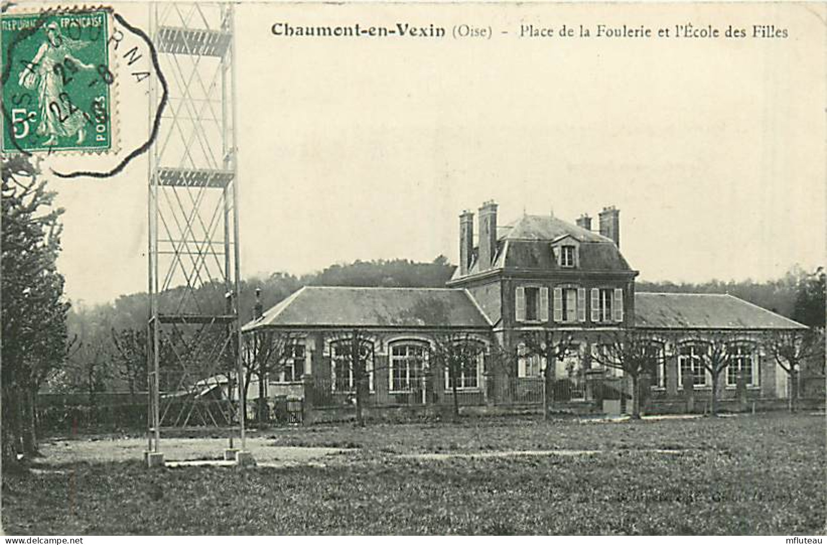 60* CHAUMONT EN VEXIN  Ecole Filles     MA105,0829 - Chaumont En Vexin