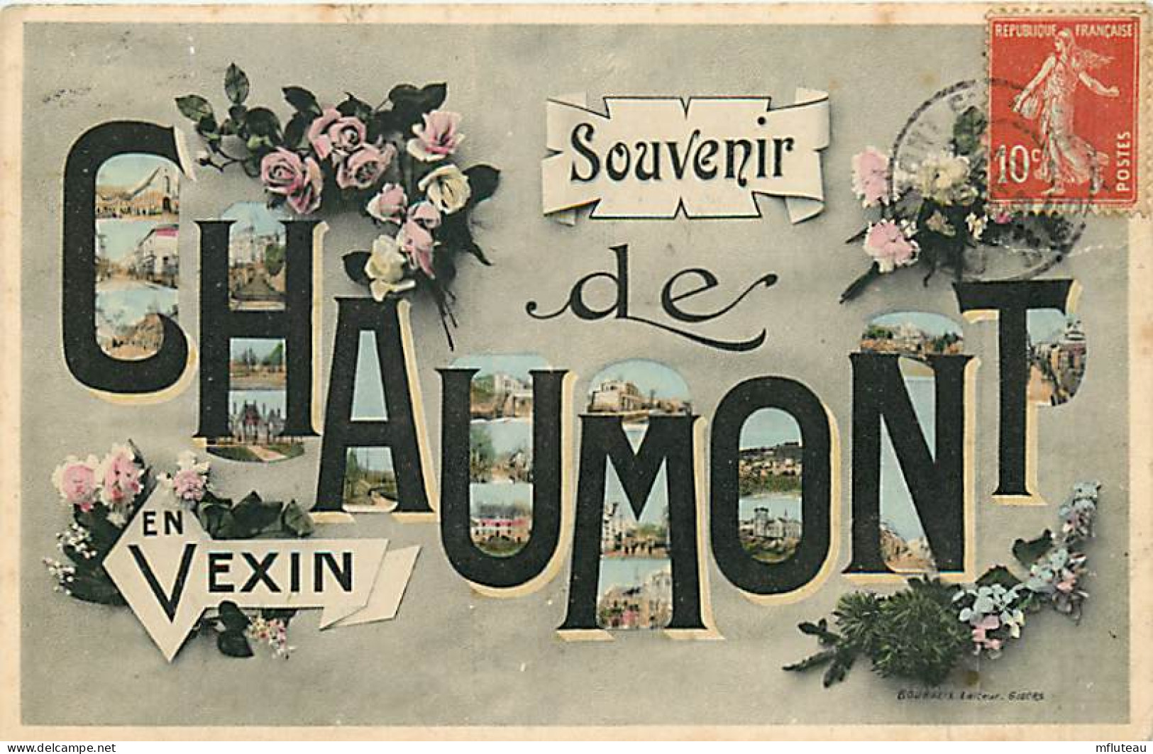 60* CHAUMONT EN VEXIN Souvenir         MA105,0604 - Chaumont En Vexin