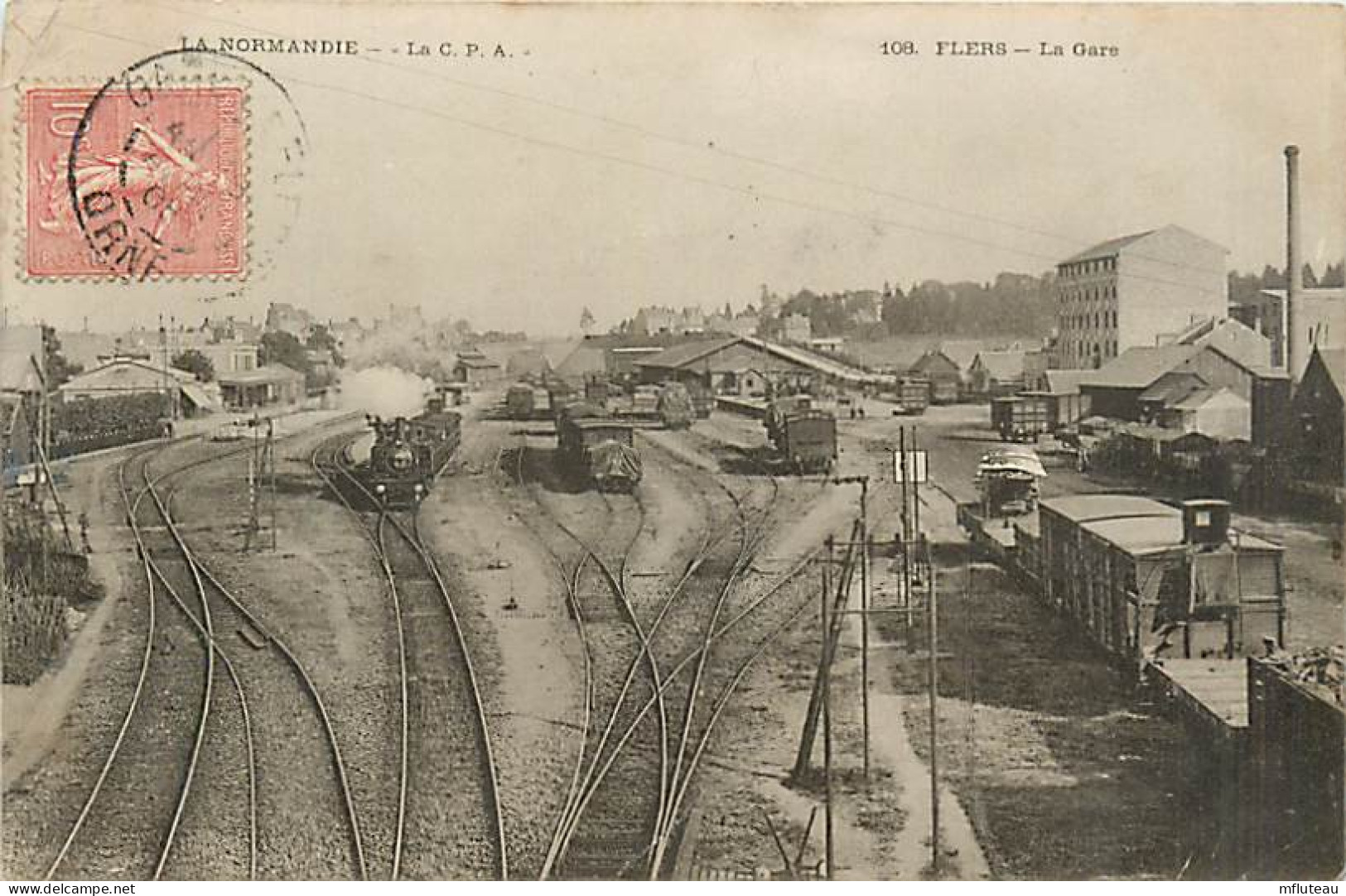 61* FLERS  La Gare        MA105,1392 - Flers