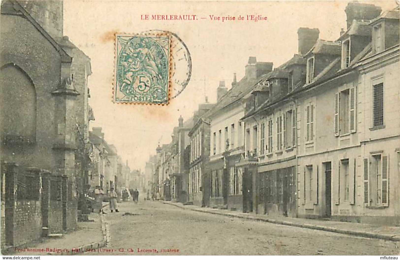 61* LE MERLERAULT Vue Prise De L Eglise        MA105,1388 - Le Merlerault