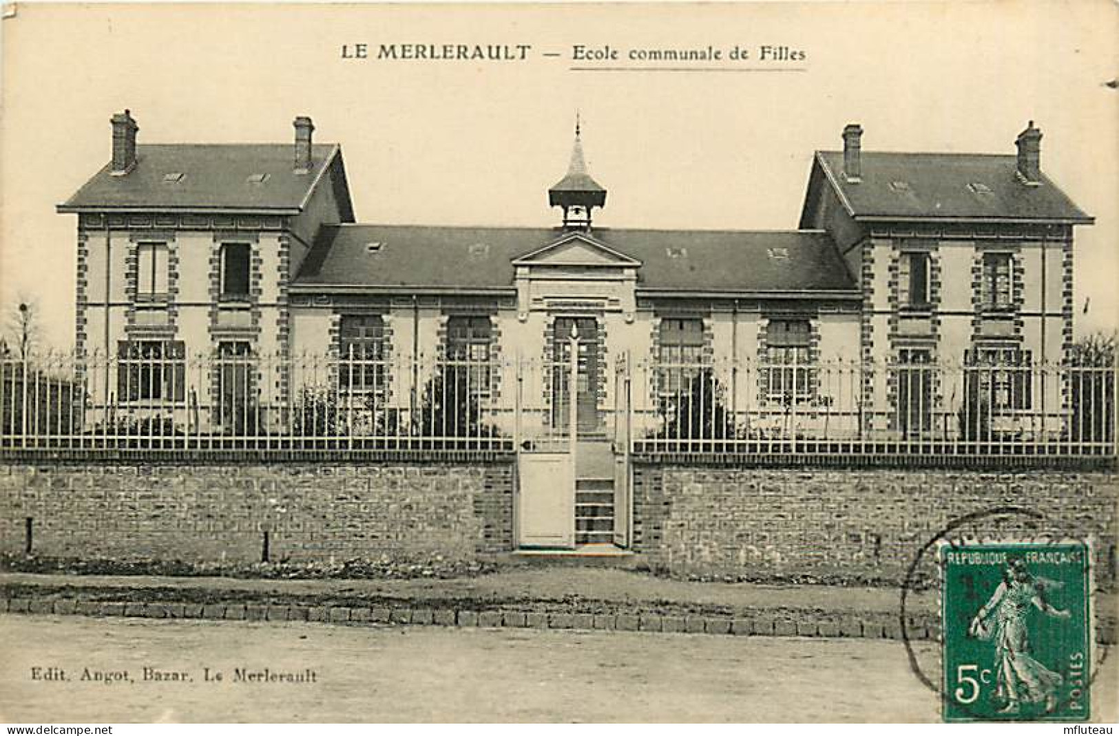 61* LE MERLERAULT Ecole Des Filles  MA105,1373 - Le Merlerault