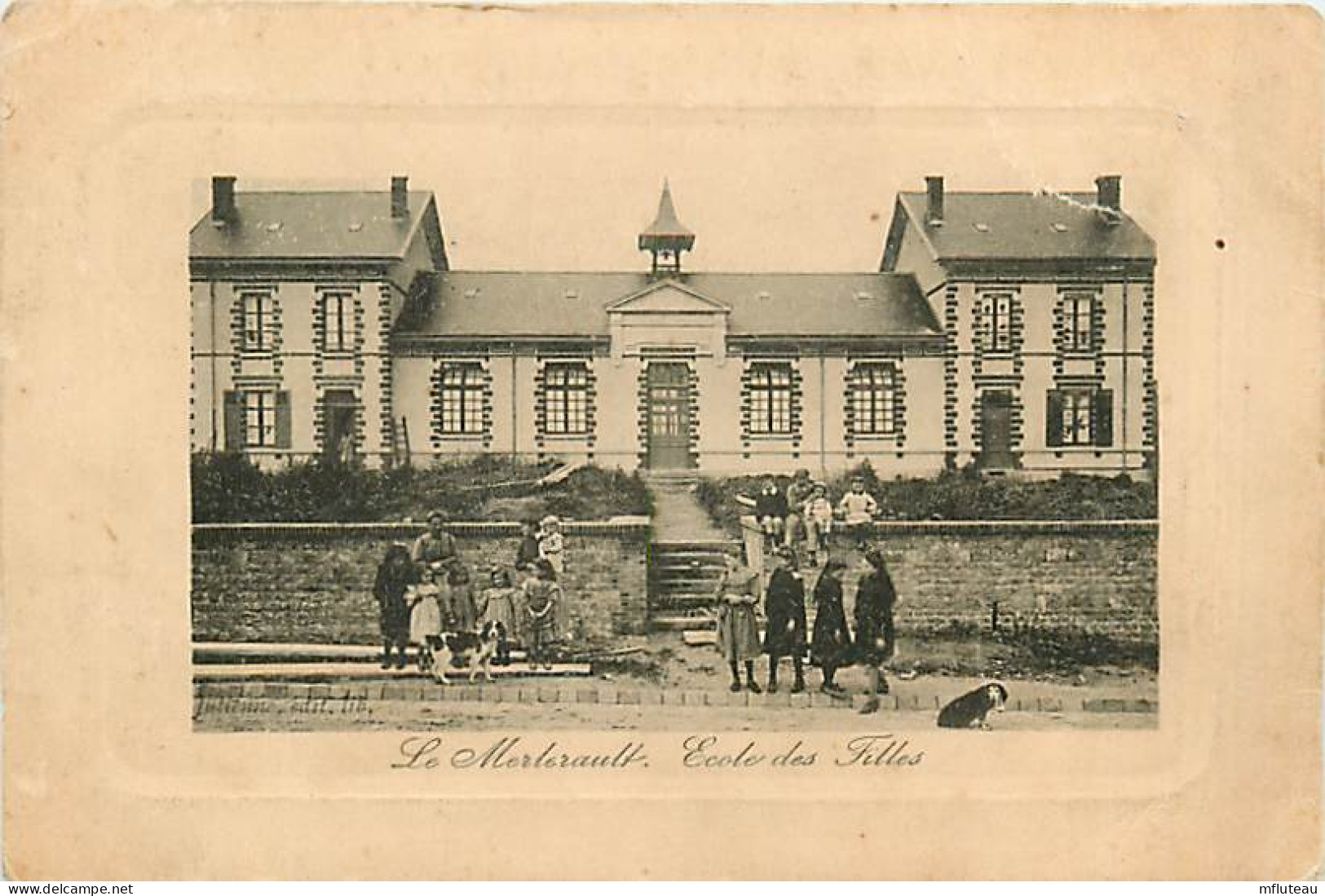 61* LE MERLERAULT  Ecole De Filles  MA105,1370 - Le Merlerault