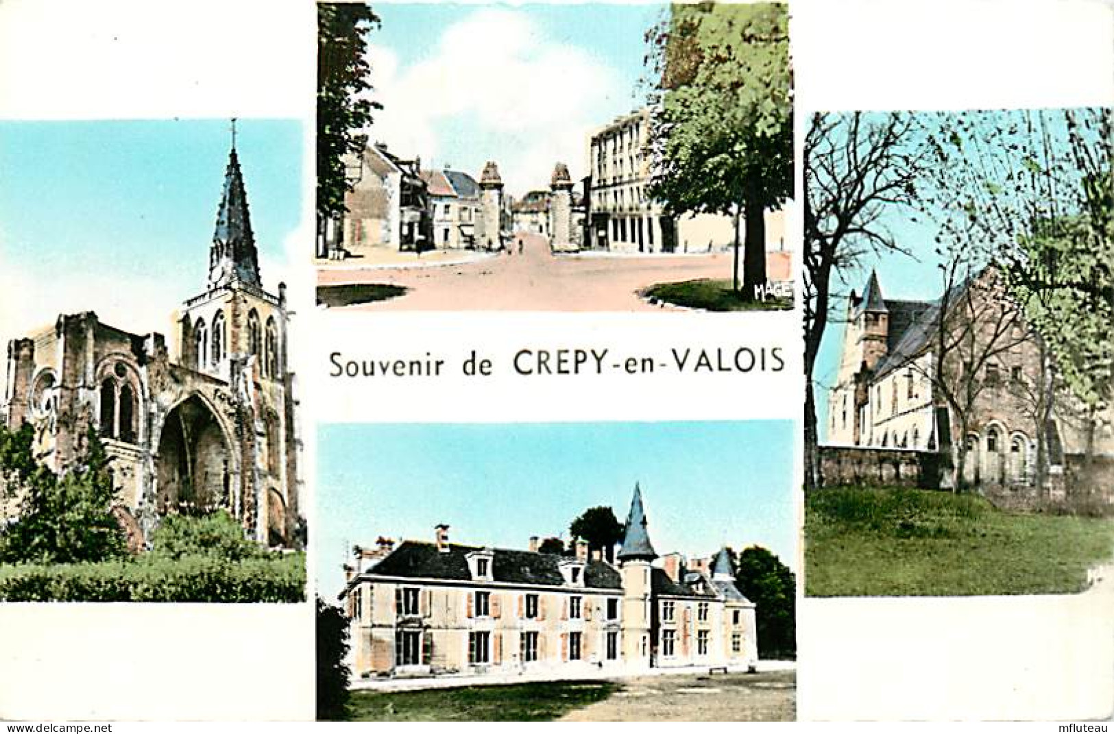 60* CREPY EN VALOIS  Multivues CPSM(9X14)       MA105,1120 - Crepy En Valois