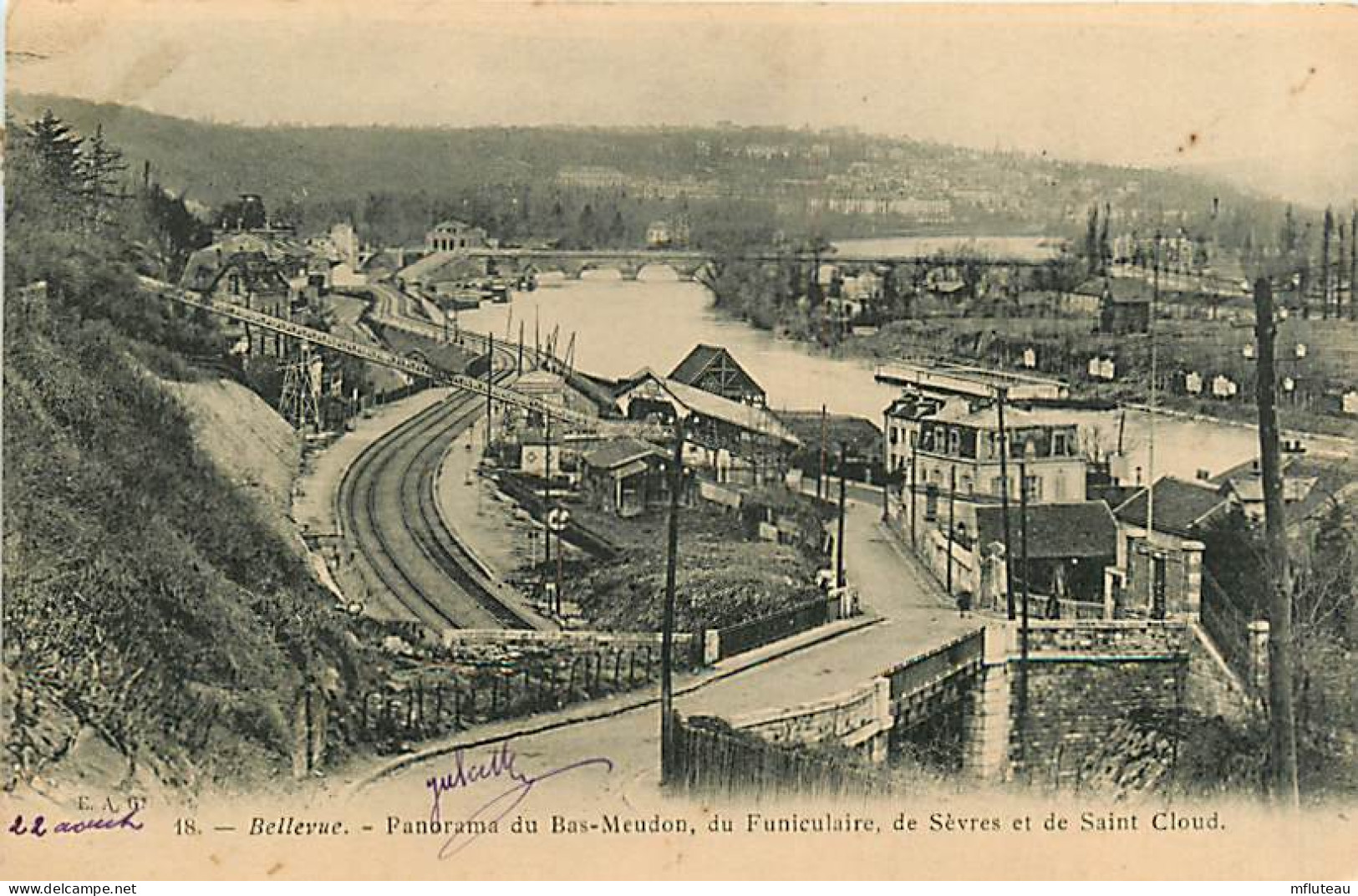 92* BELLEVUE  Bas Meudon -  Funiculaire     MA106,0547 - Meudon