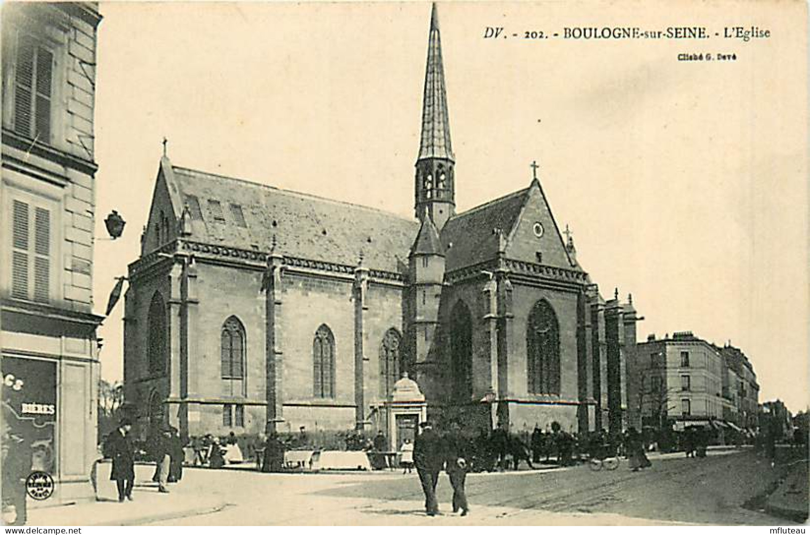 92* BOULOGNE SUR SEINE Eglise   MA106,0457 - Boulogne Billancourt