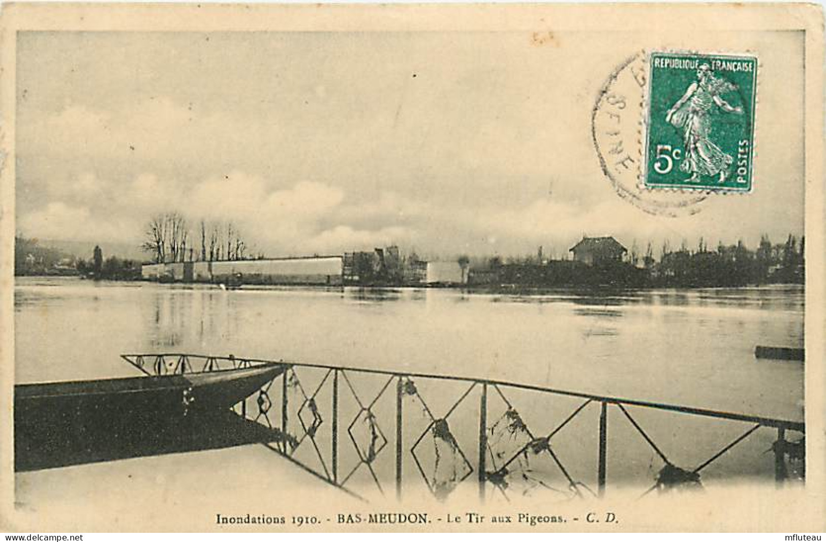 92* MEUDON Crue  Tir Aux Pigeons   MA106,0380 - Meudon