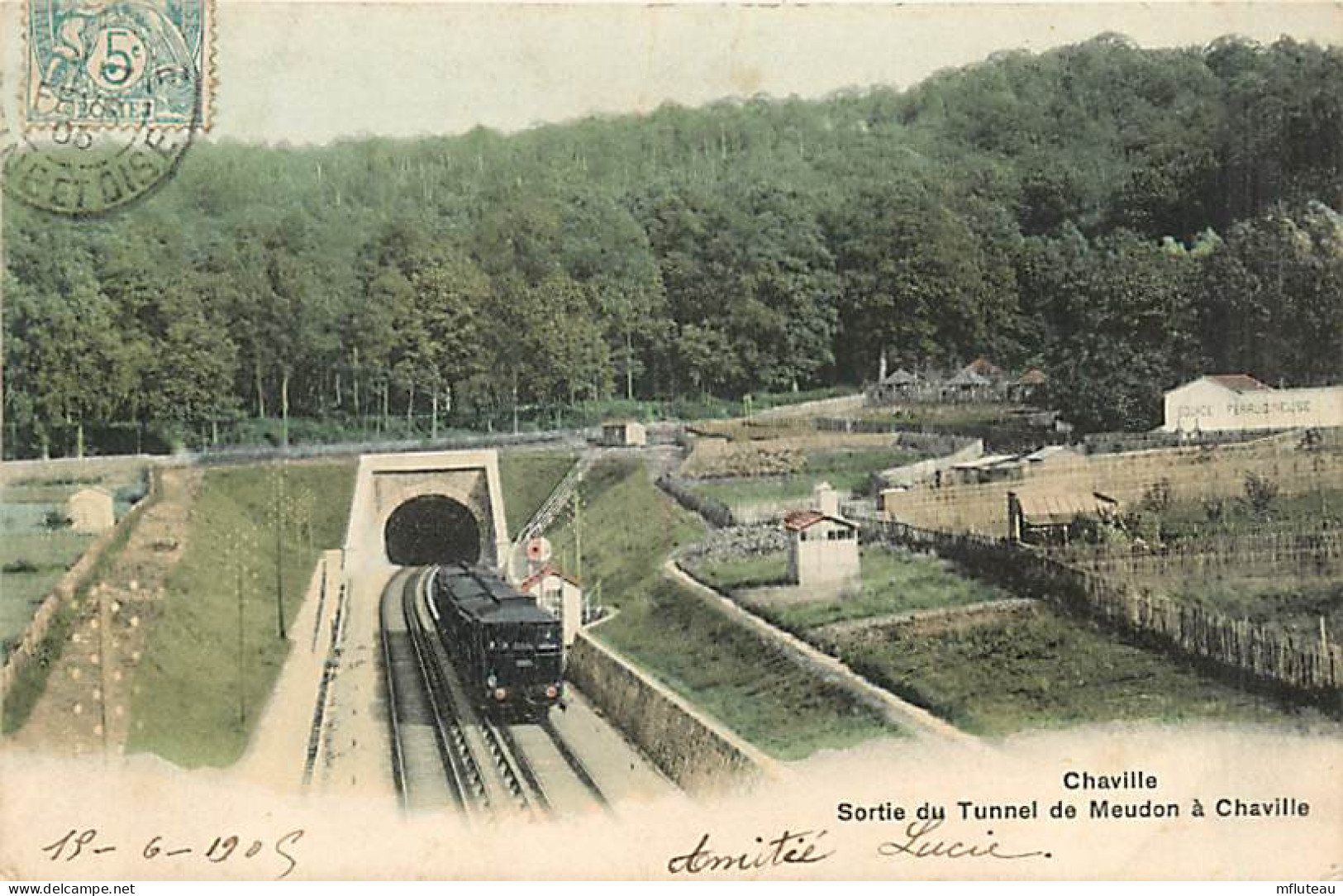 92* CHAVILLE Sortie Tunnel  Train    MA106,0209 - Chaville