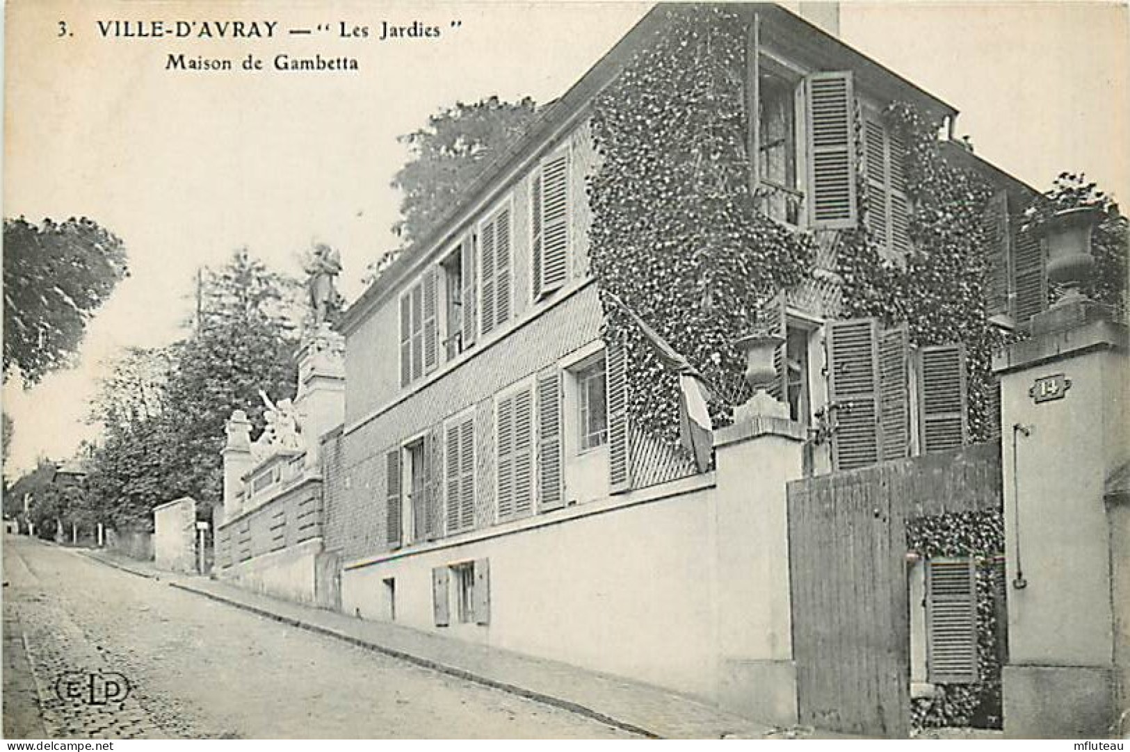 92* VILLE D AVRAY Maison De Gambetta   MA106,0170 - Ville D'Avray