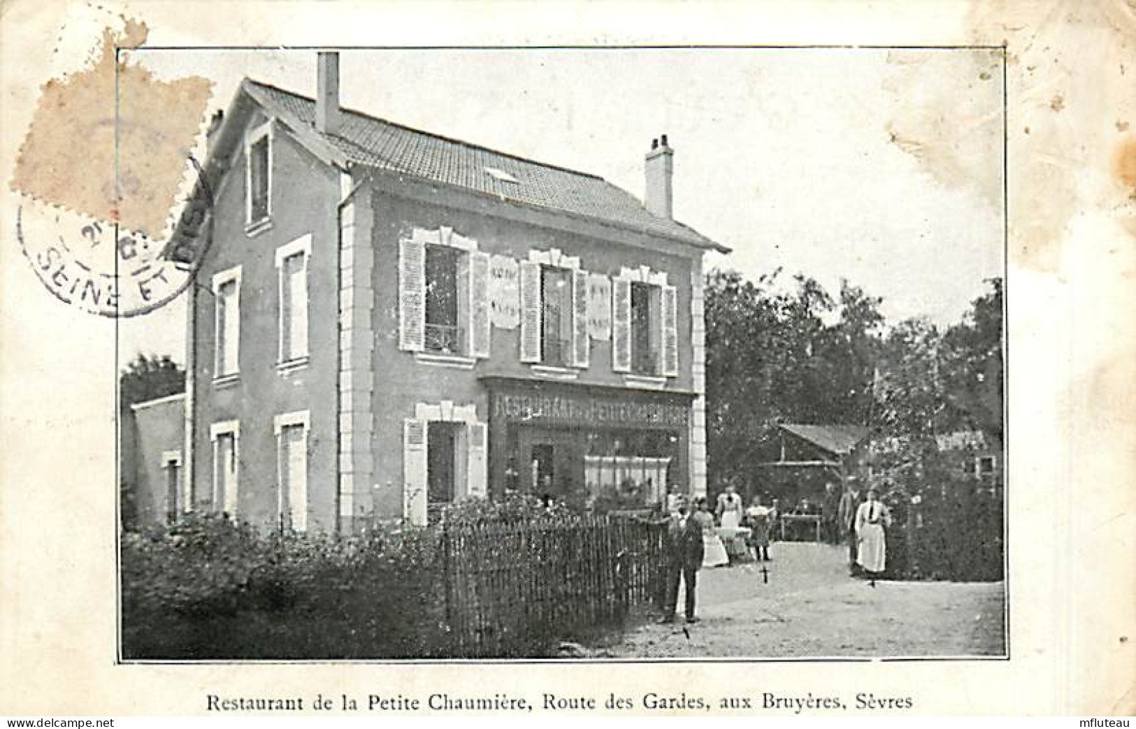 92* SEVRES Restaurant « petite Chaumiere »   MA106,0125 - Sevres