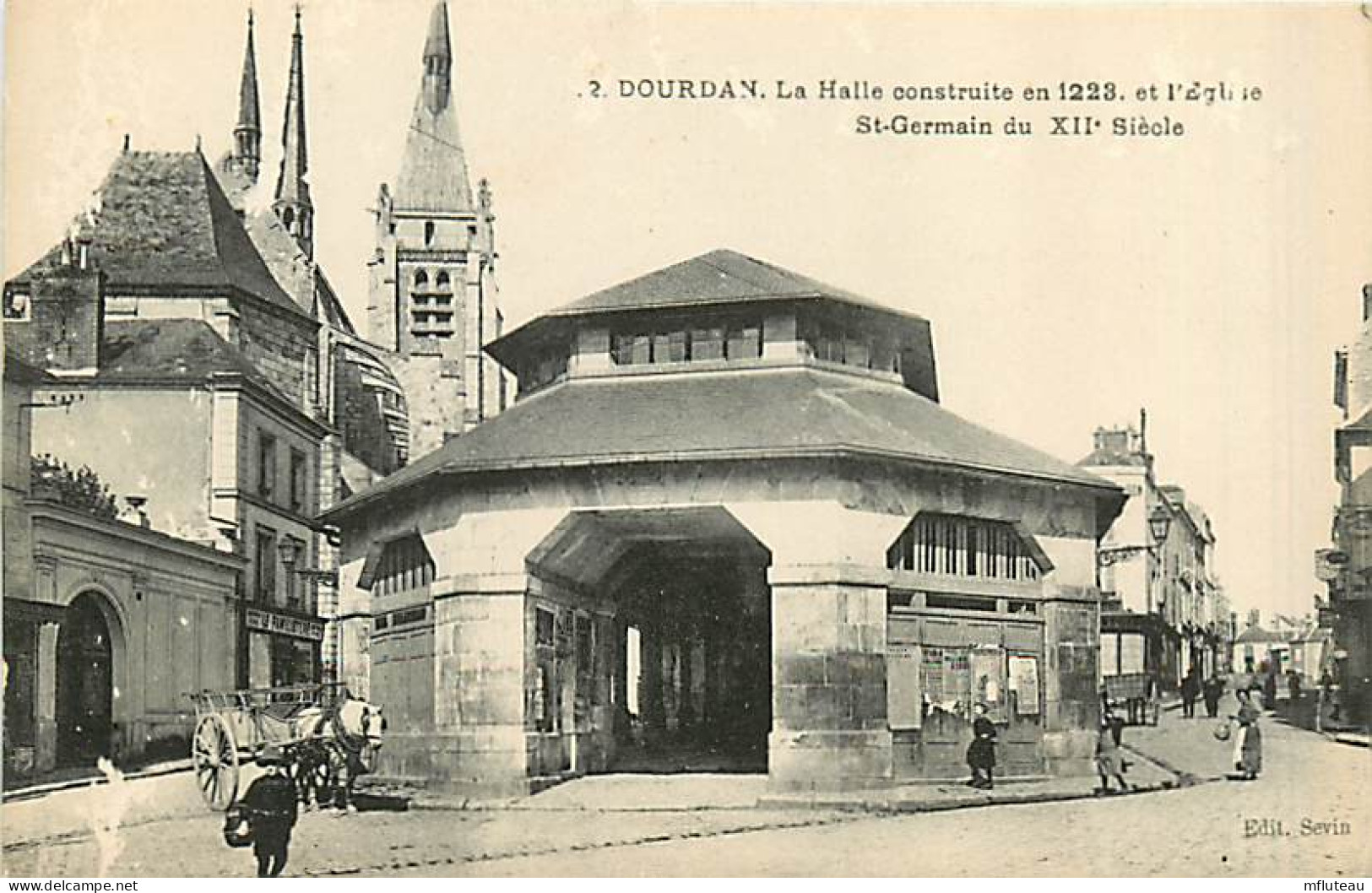 91* DOURDAN  La Halle      MA106,0105 - Dourdan