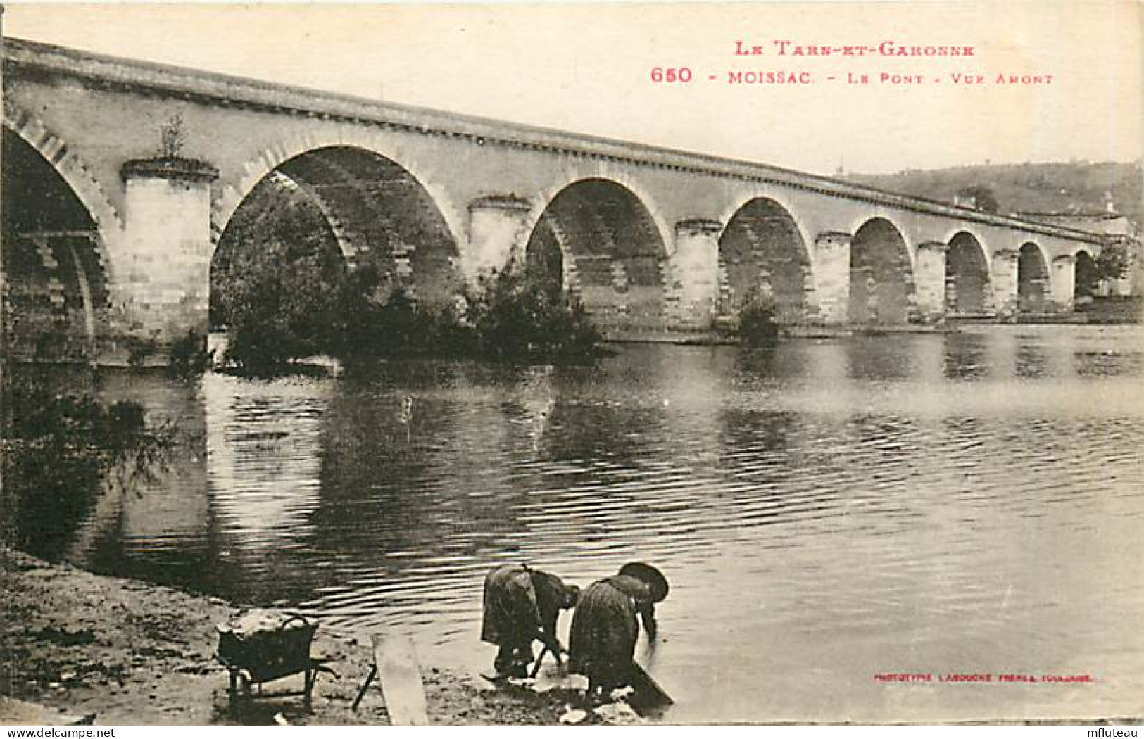 82* MOISSAC  Pont  Laveuses      MA107,0206 - Moissac