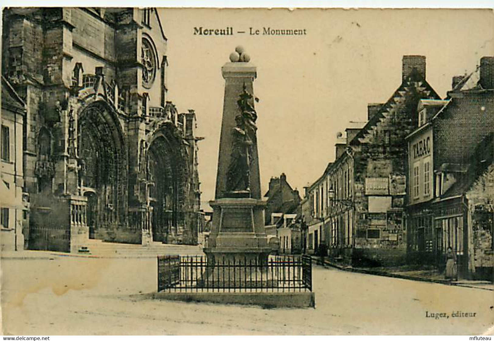 80* MOREUIL  Monument Aux Morts       MA107,0098 - Moreuil