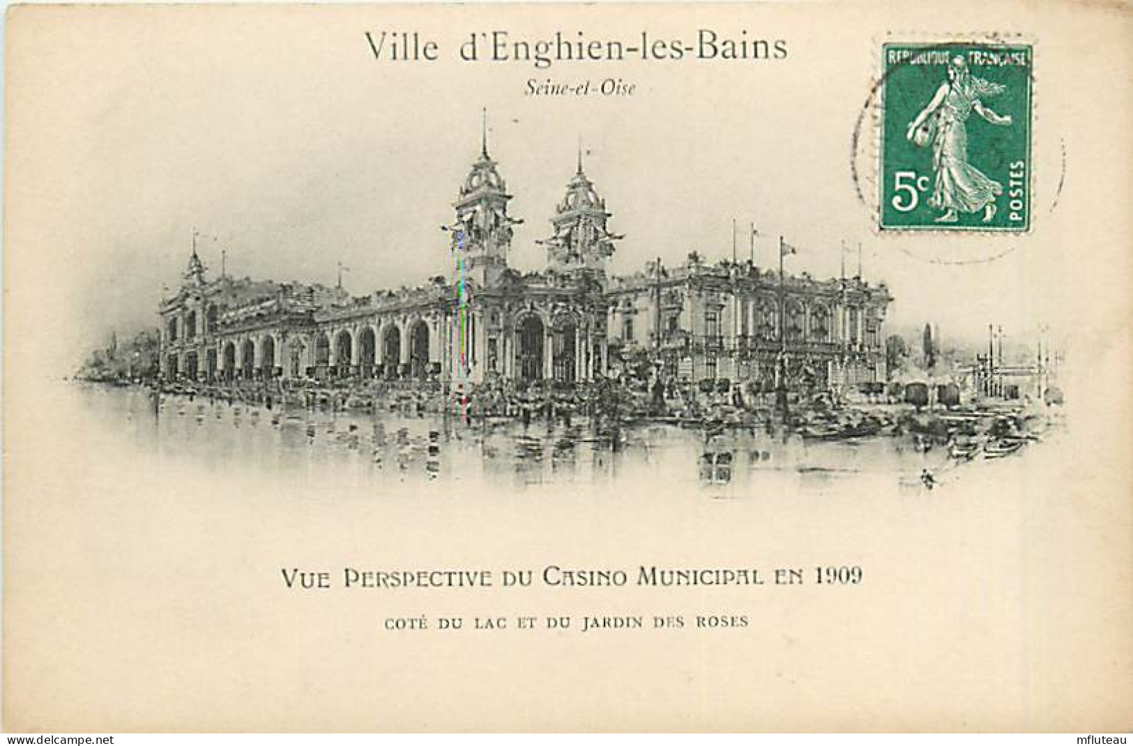 95* ENGHIEN LES BAINS  Casino  En 1909    MA106,0902 - Enghien Les Bains