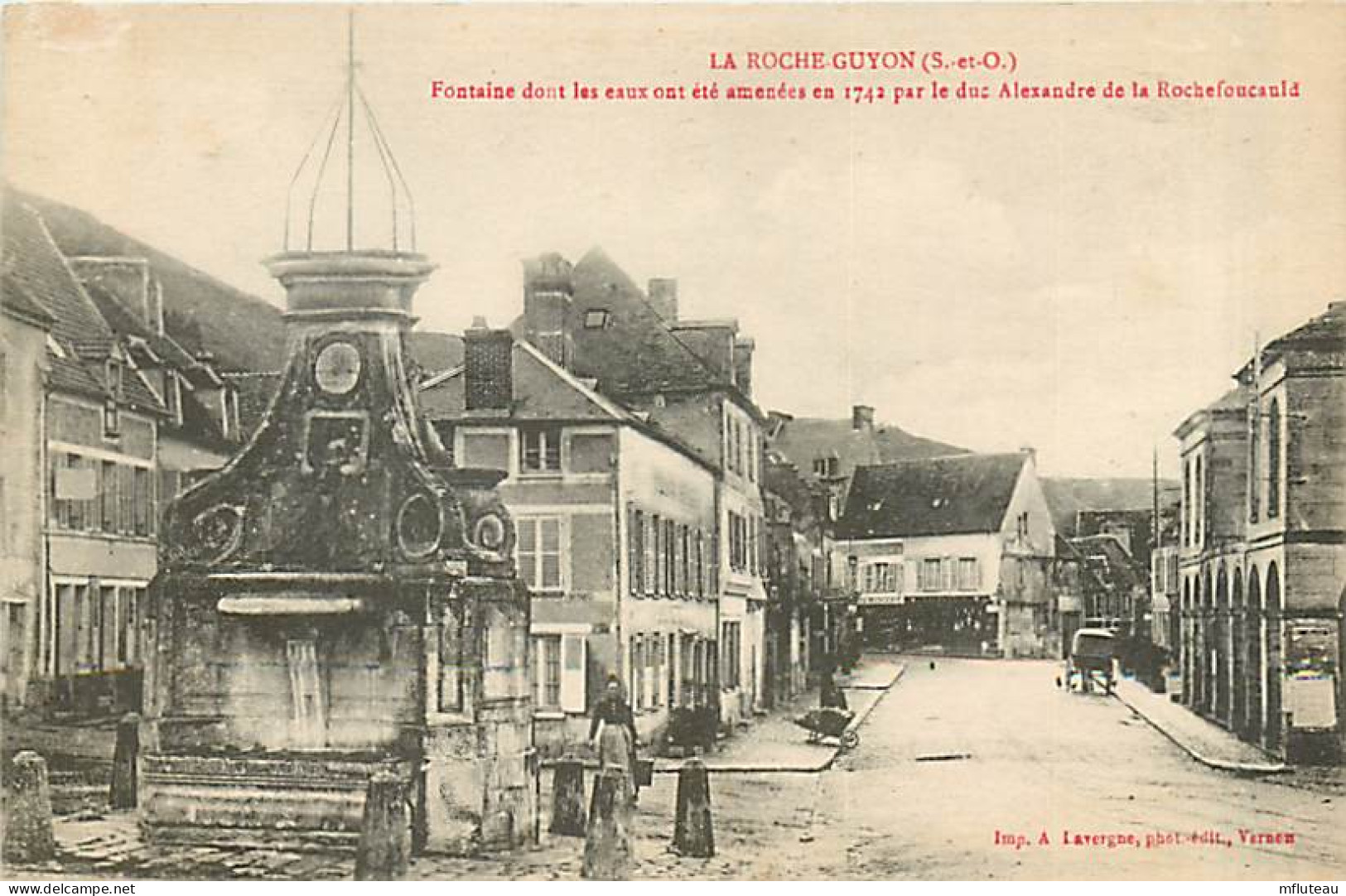 95* LA ROCHE GUYON  Fontaine    MA106,0844 - La Roche Guyon